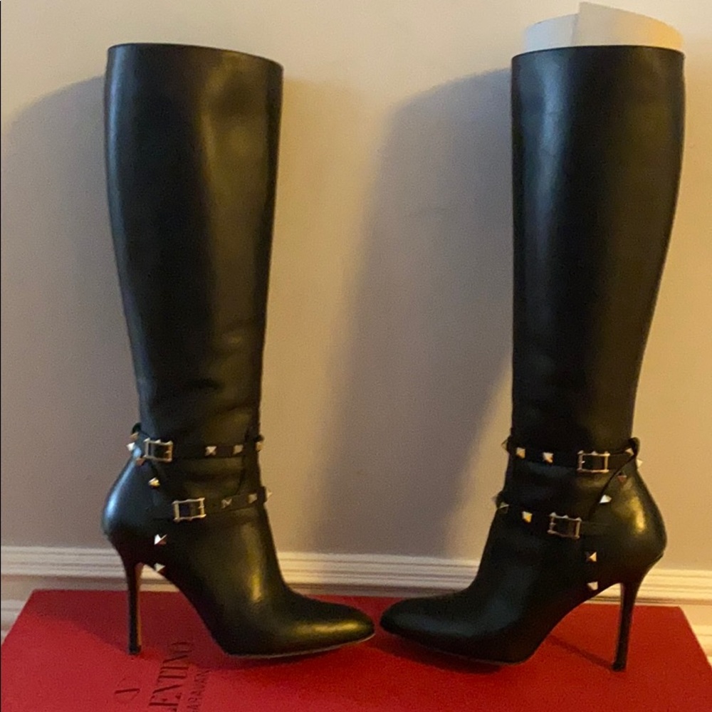 Valentino Rockstud Stud Boots